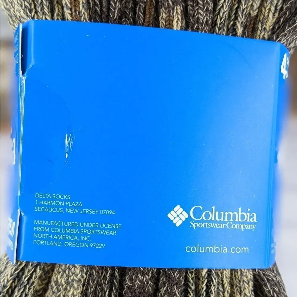 NWT 4-pack of Columbia Moisture Control Crew Socks